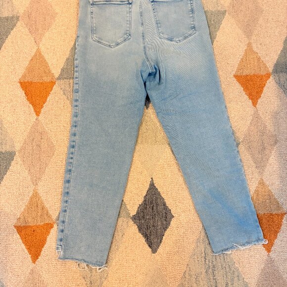 Good American Straight Leg Distressed Jeans - Picture 3 of 8